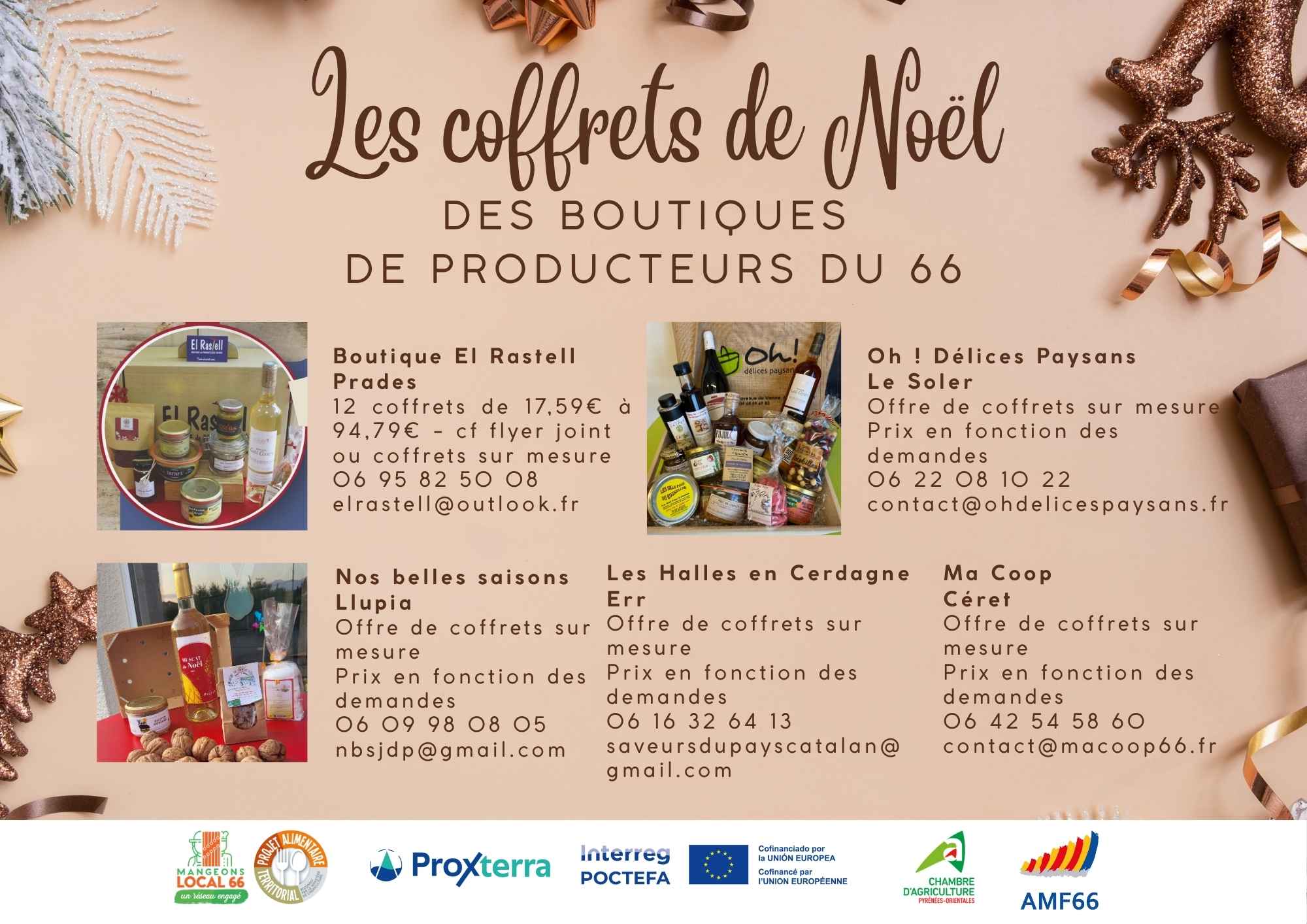 Offrir local à Noël : les paniers garnis des boutiques de producteurs du 66